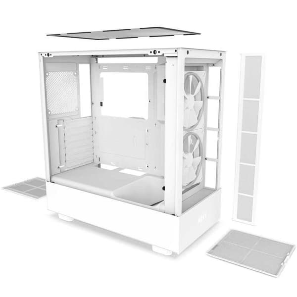 Nzxt Tornikotelo Cc-h51ew-01 H5 Elite Valkoinen