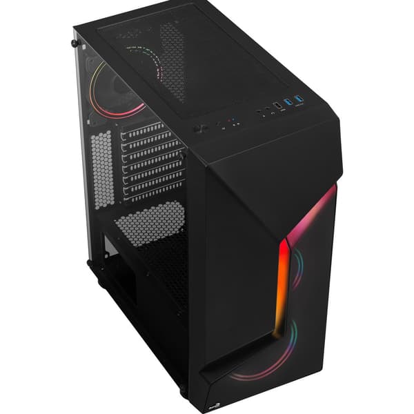 Aerocool Atx Tower Case Scapebkv3 Argb Svart