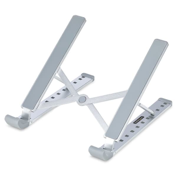 Vikbart och justerbart stativ för bärbar dator Startech LAPTOP-RISER-BAR Silver