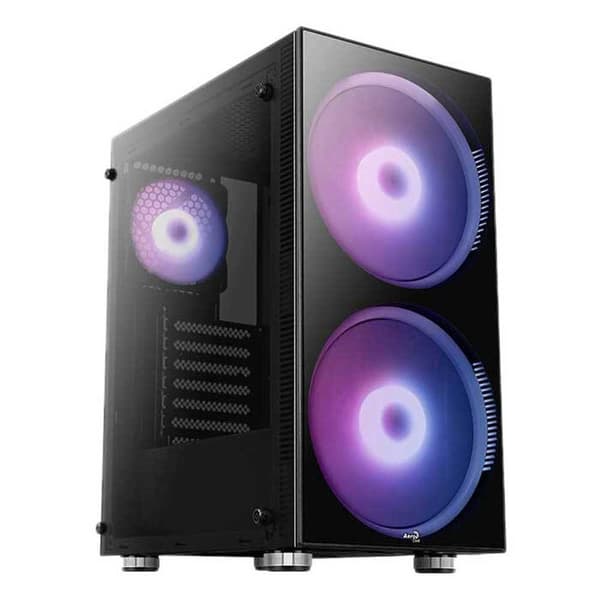 Aerocool Spilletårnetui Phyton Sort Sort