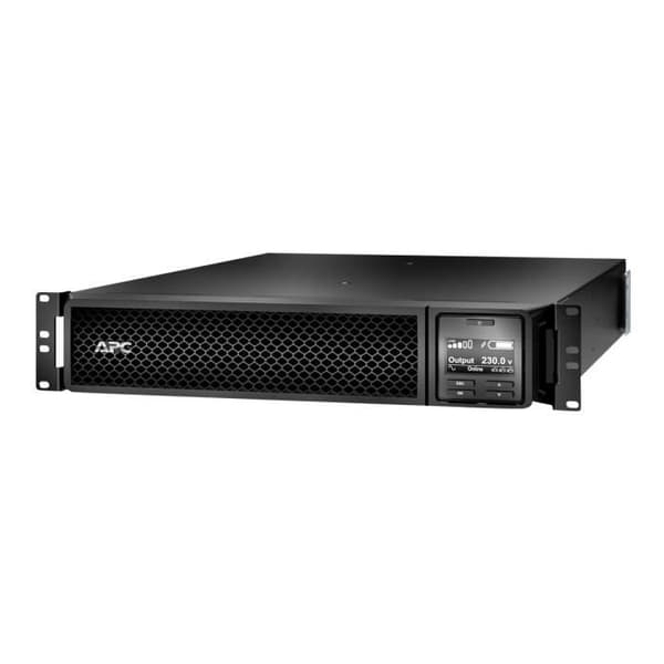 APC Smart-UPS SRT 3000VA RM UPS (rackmonterbar) AC 208-230 V 2700 Watt 3000 VA USB-utgångskontakter: 8 2U 19" svarta Svart