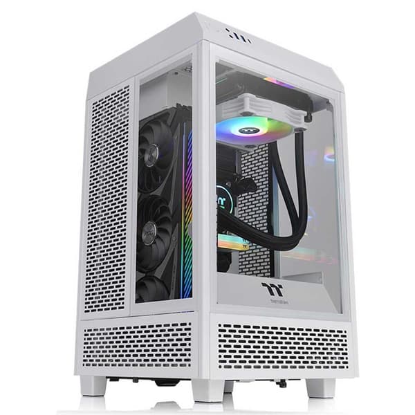 Thermaltake The Tower 100 Torn Med Fönster Vit Vit
