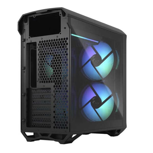 Fractal Tårnkasse Med Vindue Torrent Compact Rgb Sort