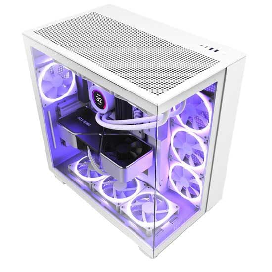 Nzxt H9 Flow Pc-tårnhus Hvid