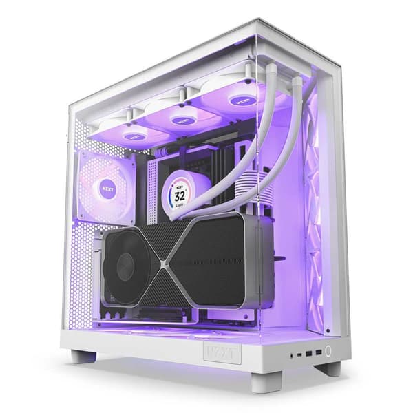 Nzxt H6 Air Flow R1 Pc-tårnhus Hvid