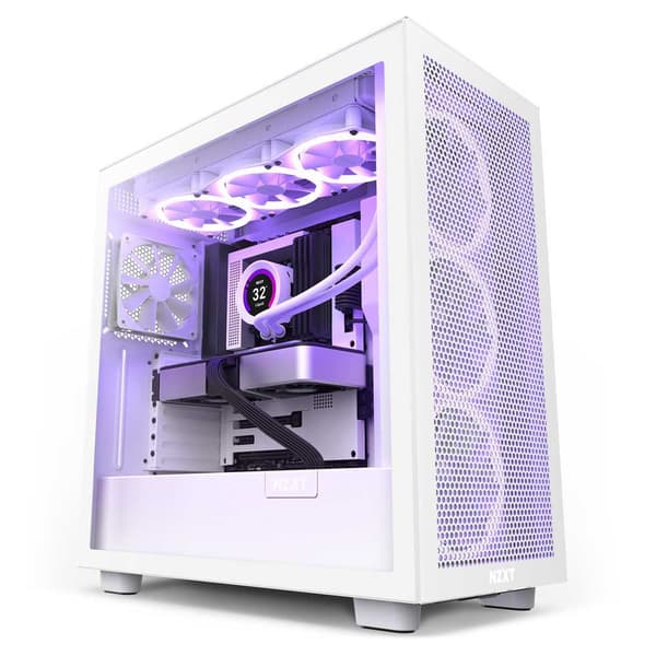 Nzxt H7 Flow Pc-tårnhus Hvid
