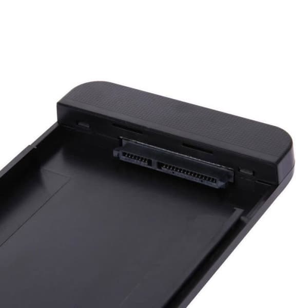 Hårddiskhölje 2,5" USB3.0 SATA3.0 HDD Hårddisk Fri 6Gbps UASP-protokoll 3TB (svart)