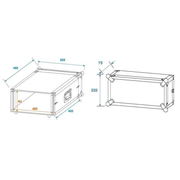 19'' TRÄSTÄLL 4U STANDARD - 30107220