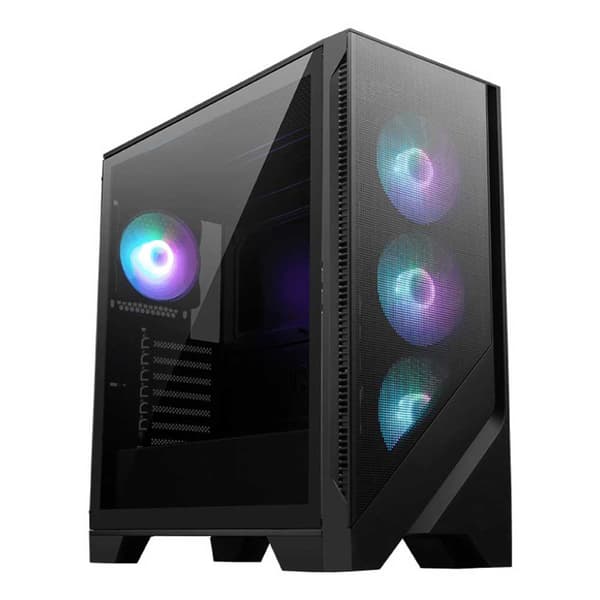 Msi Mag Forge 320r Airflow Pc-tårnhus Sort, Transparent