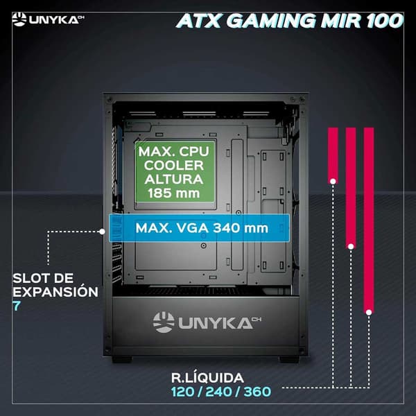 Unyka Mir100 Pc-tårnhus