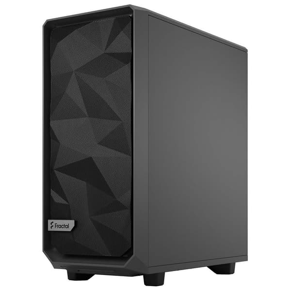 Fractal Design Meshify 2 Compact Light Crystal Pc-tårnhus Sort