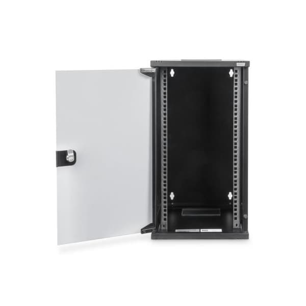 DIGITUS 254 MM (10'') VÄGGLÅDA 12U 592X312X300 MM SVART FÄRG (