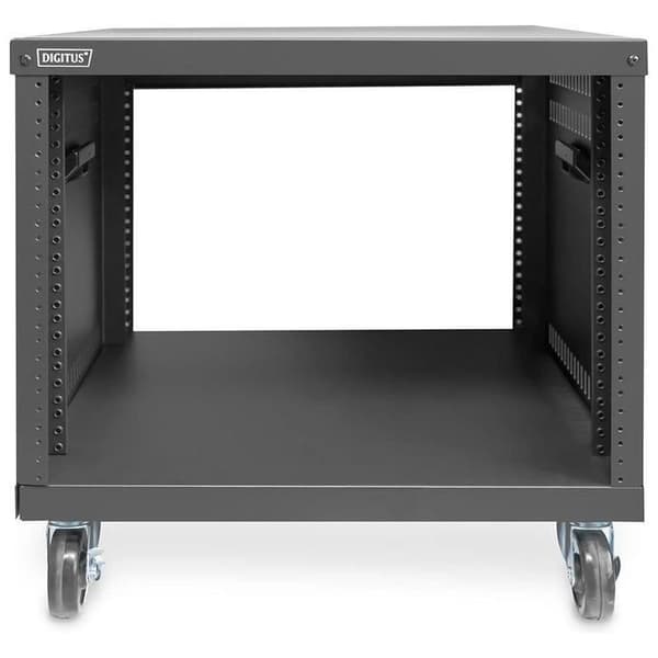 DIGITUS DN-48000 - Ljudställ - 19 tum - 8U - Universalutrustningsställ - för ljud- och videotillbehör - Omonterad - Max belastning