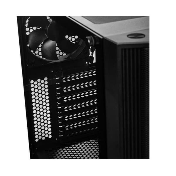 ATX Semi-tårn kasse Logic Agir Mesh Sort