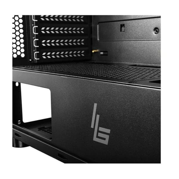 ATX Semi-tårn kasse Logic Agir Mesh Sort