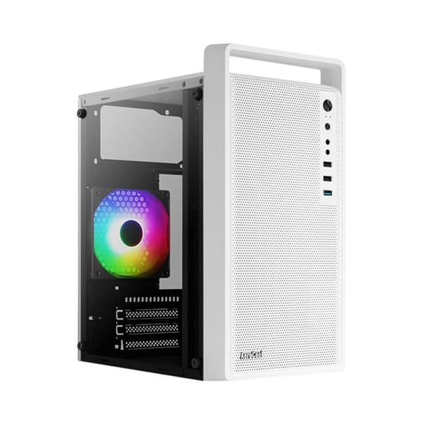 ATX Semitorn Aerocool PGS CS-109-G-WT-v1 FRGB Vit