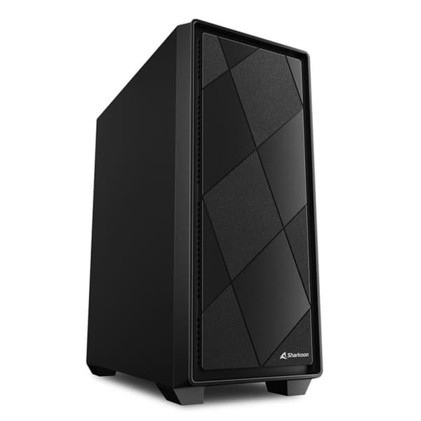ATX Semitorn Sharkoon VS8 Svart Svart