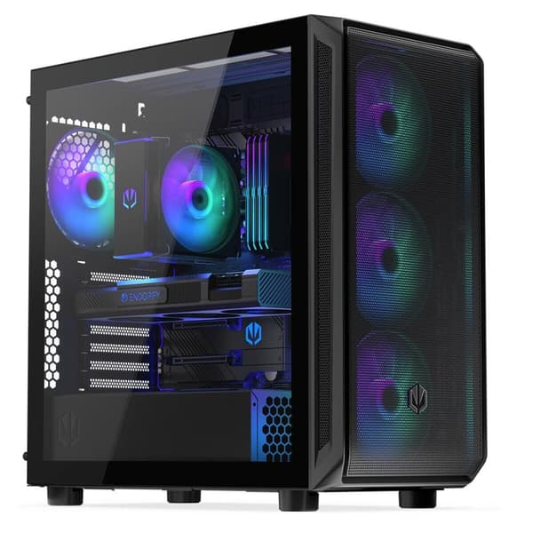 ATX semi-tornikotelo Endorfy Arx 700 ARGB Musta musta