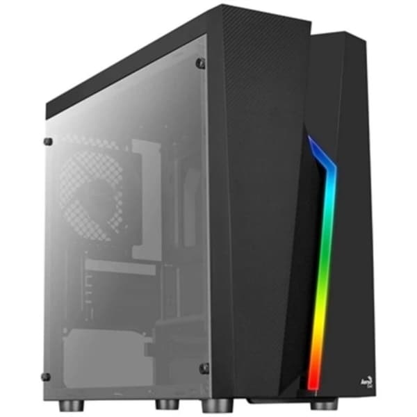 ATX Semi-tårn kasse Aerocool Bolt Mini RGB Sort Multifarvet Sort