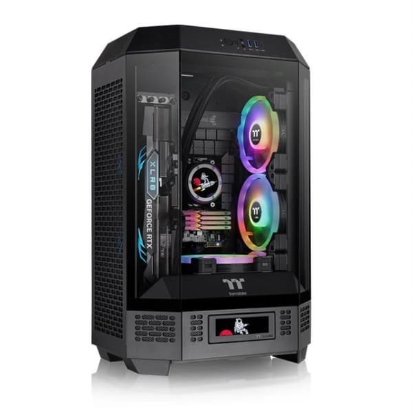 ATX Semitorn THERMALTAKE THE TOWER T300 Svart Svart
