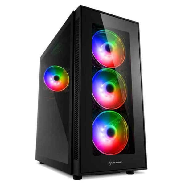 ATX Semitorn Sharkoon 4044951029105 Svart Svart