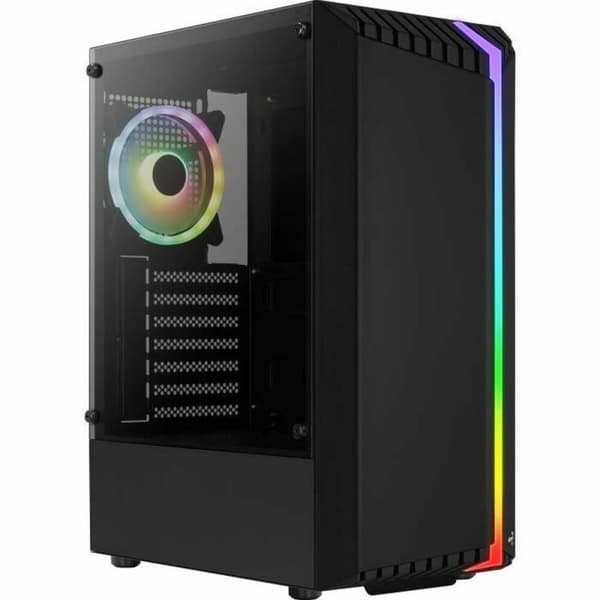 ATX Semitorn Aerocool Bionic Svart Svart