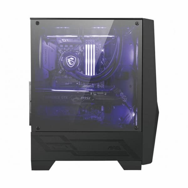 ATX Semitorn MSI MAG FORGE 100M Vit Svart Multicolour Violett