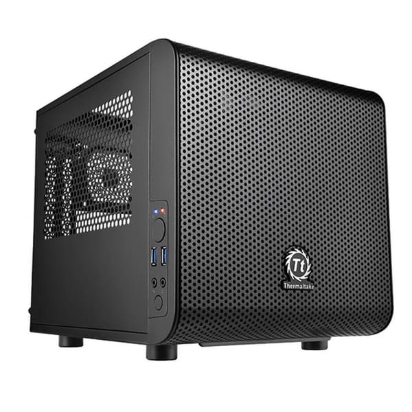 ATX Semitorn THERMALTAKE Core V1 Svart Svart