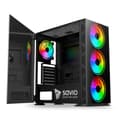 Miniatyrbild 4 av 8: ATX Semitorn Savio SAVGC-PRIMEX1 Svart