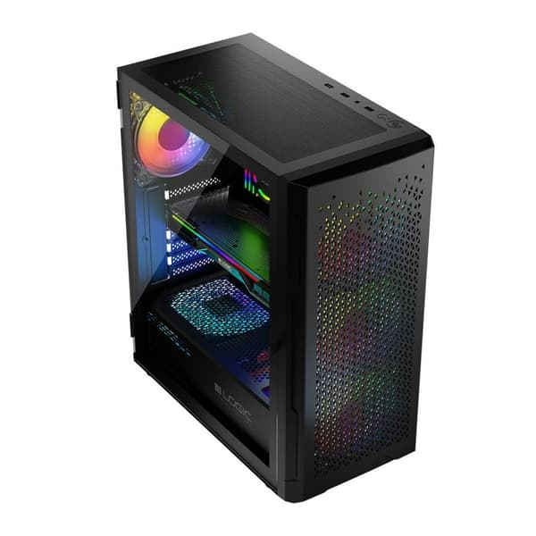 ATX Semitorn Logic ARAMIS ARGB Svart
