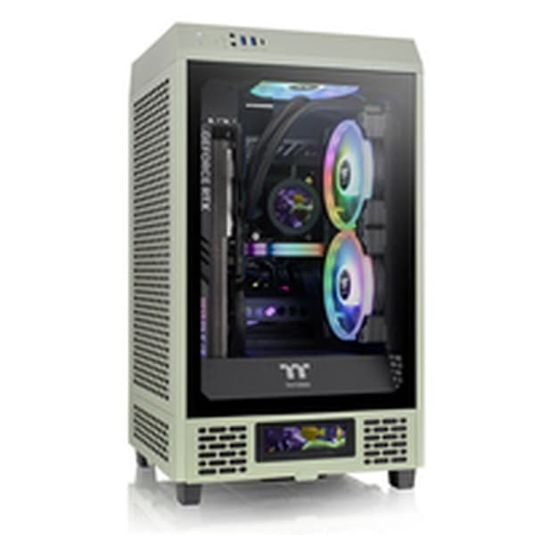 ATX Semitorn THERMALTAKE Tower 200 Svart Grön