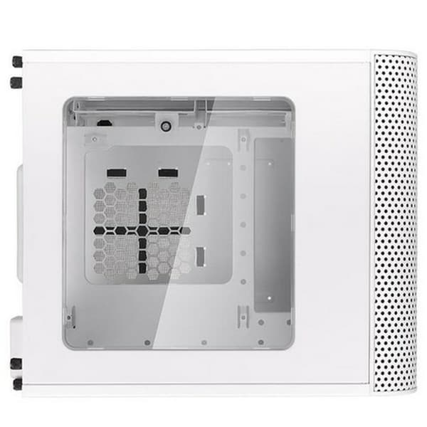 Tornchassi Mini ITX THERMALTAKE Core V1 Snow Edition Vit