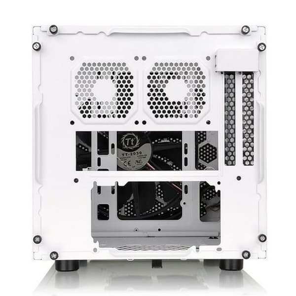 Tornchassi Mini ITX THERMALTAKE Core V1 Snow Edition Vit