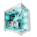 Miniatyrbild 1 av 2: ATX Semitorn Mars Gaming MCV4 Vit
