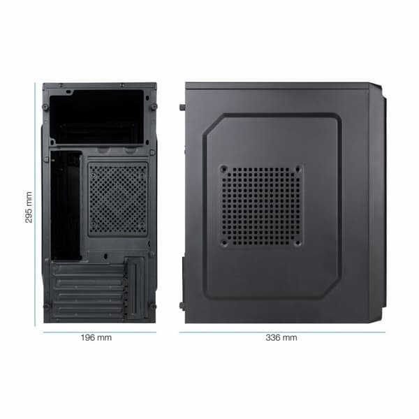 ATX Semitorn TooQ TQC-4702U3C-B Svart