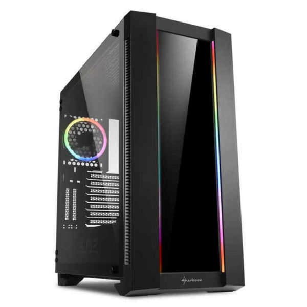 ATX Semi-tårn kasse Sharkoon 4044951027163 Sort Sort