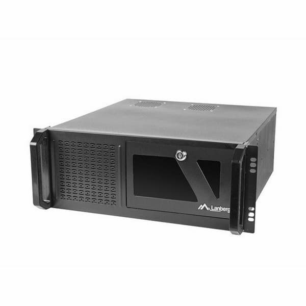 ATX-kasse Lanberg SC01-4504-08B Sort 4U Rack Sort