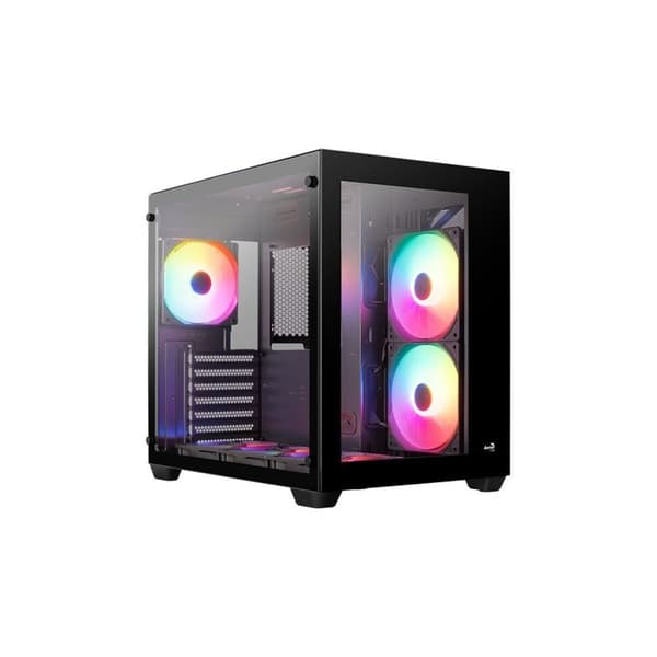 ATX Semi-tårn kasse Aerocool AEROPGSDRYFT-G-BK Sort