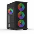Miniatyrbillede 1 af 5: ATX Semi-tårn kasse Zalman Z10 PLUS Sort