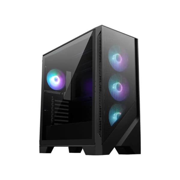 ATX Semitorn MSI MAG FORGE 320R AIRFLOW Svart, Transparent