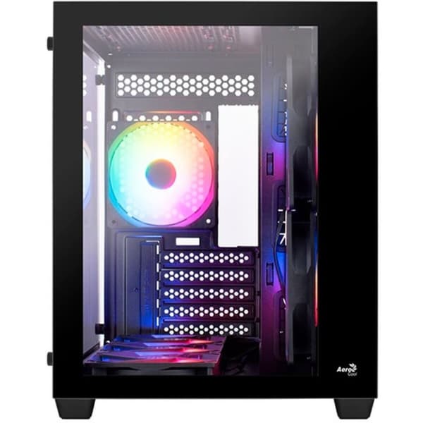 ATX Semitorn Aerocool AEROPGSDRYFTMINI-BK Svart Multicolour