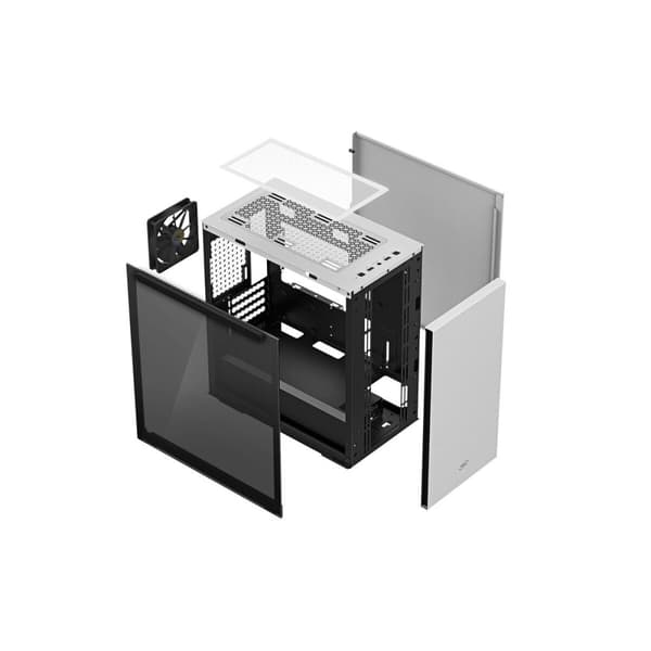 ATX semi-tornikotelo DEEPCOOL MACUBE 110 WH Valkoi