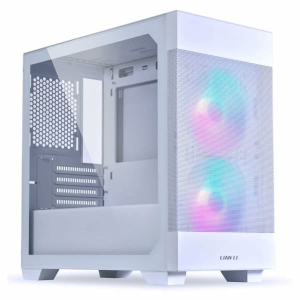 ATX semi-tornikotelo Lian-Li LANCOOL 205M MESH SNOW Valkoinen Valkoinen