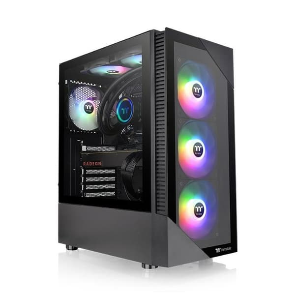 ATX semi-tornikotelo THERMALTAKE View 200 TG ARGB Musta musta