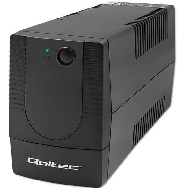 Qoltec Avbrottsfri strömförsörjning Line Interactive Monolith 850VA 480W - 53773 Svart