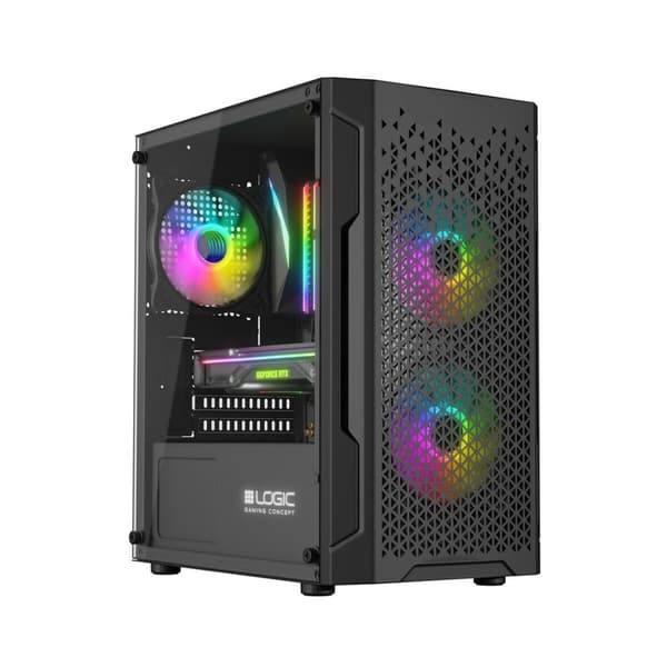 ATX Semitorn Logic AM-ARAMIS-10-0000000-0002 Svart