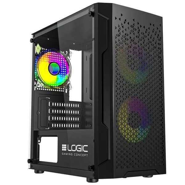 ATX Semitorn Logic AM-ARAMIS-10-0000000-0002 Svart