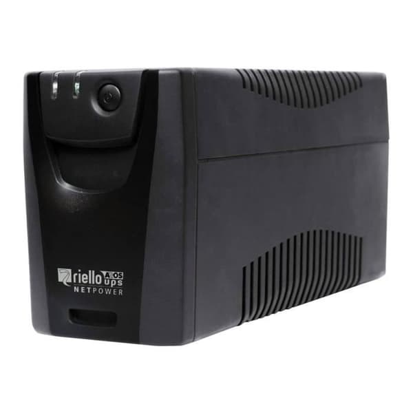 RIELLO Net Power NPW 600 inverter - Svart - Digital Line Interactive (VI) teknologi - USB Svart