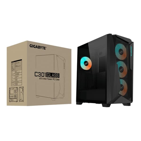 Gigabyte C301 Glass Pc-tårnhus