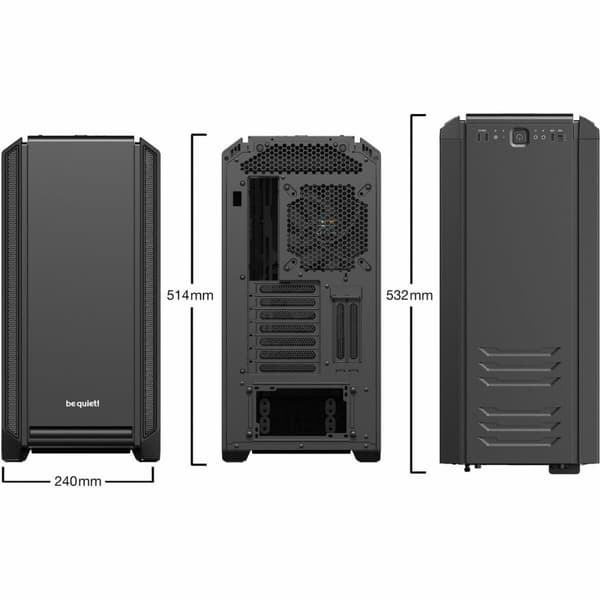ATX Semitorn Be Quiet! BG026 Svart
